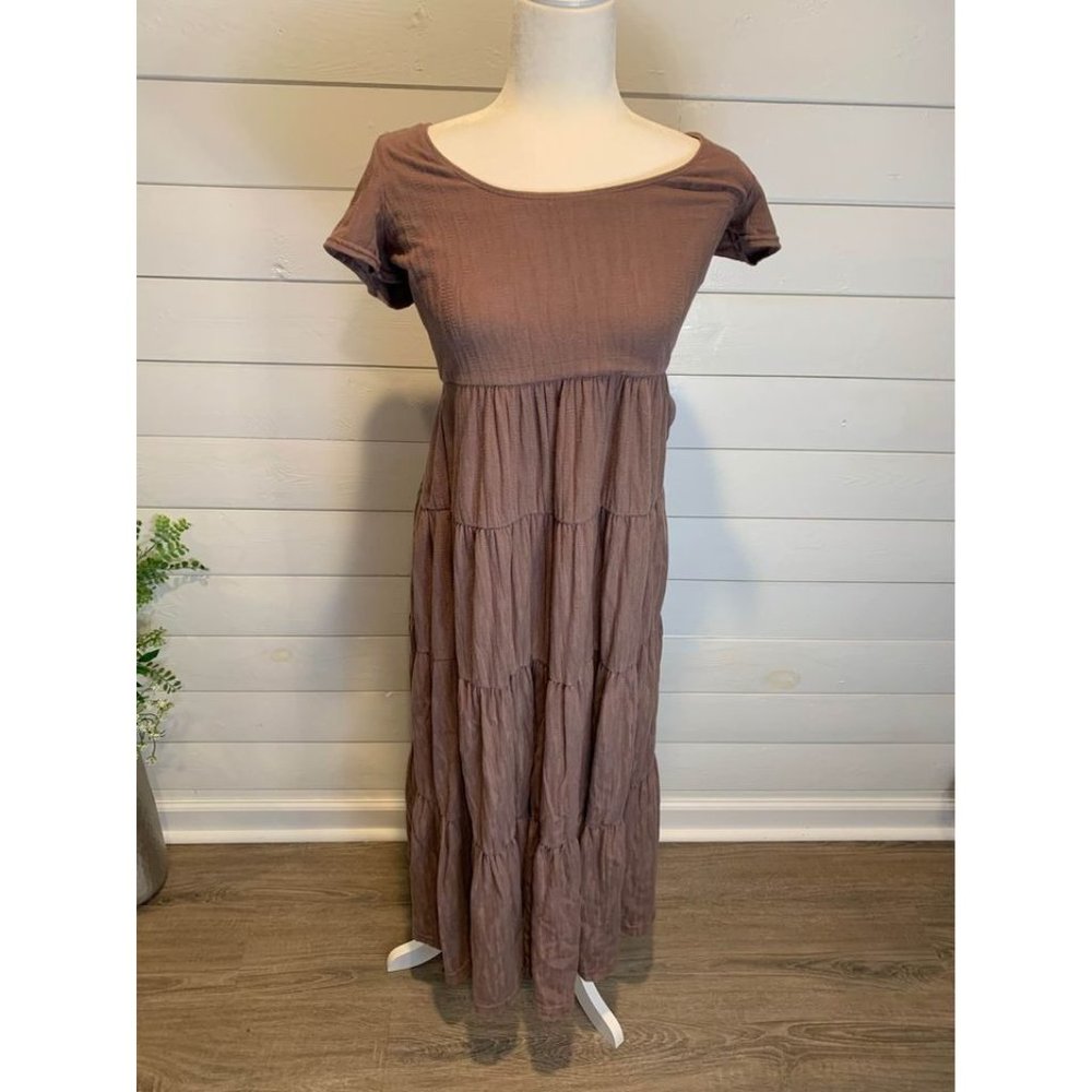 Anthropologie Maeve Tiered Maxi Dress Small